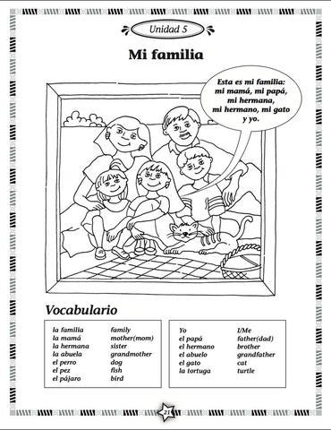 Arcoiris Level 1 Spanish Activity Book