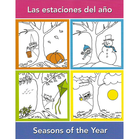 Seasons of the Year Spanish Activity Book